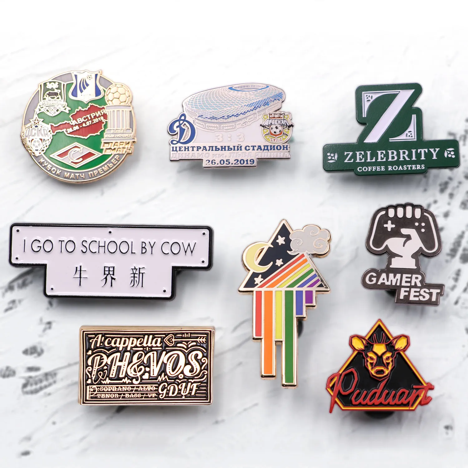 Custom Badges & Pins